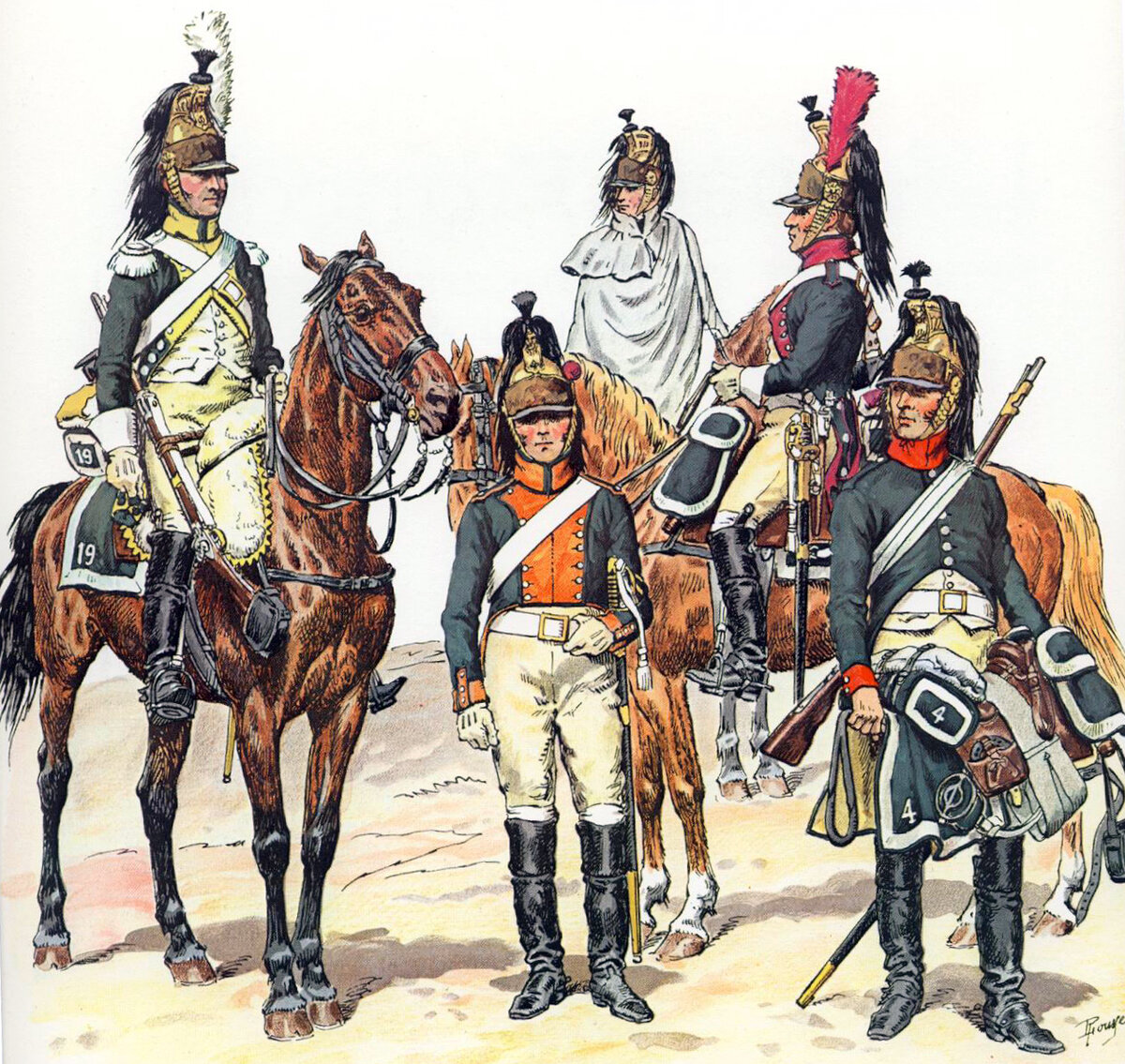 Французские драгуны 1812